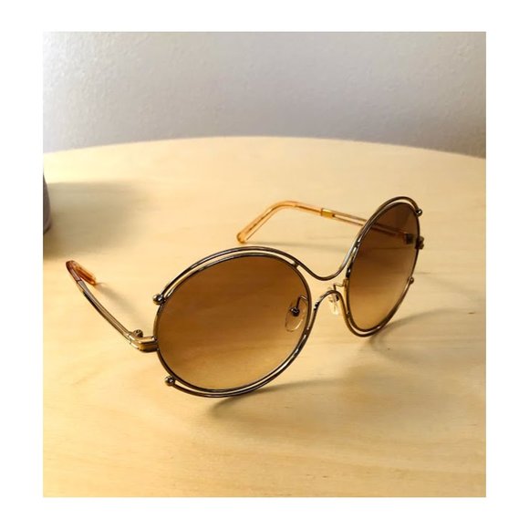 NWT Chloe 59mm Round Sunglasses - Picture 1 of 6